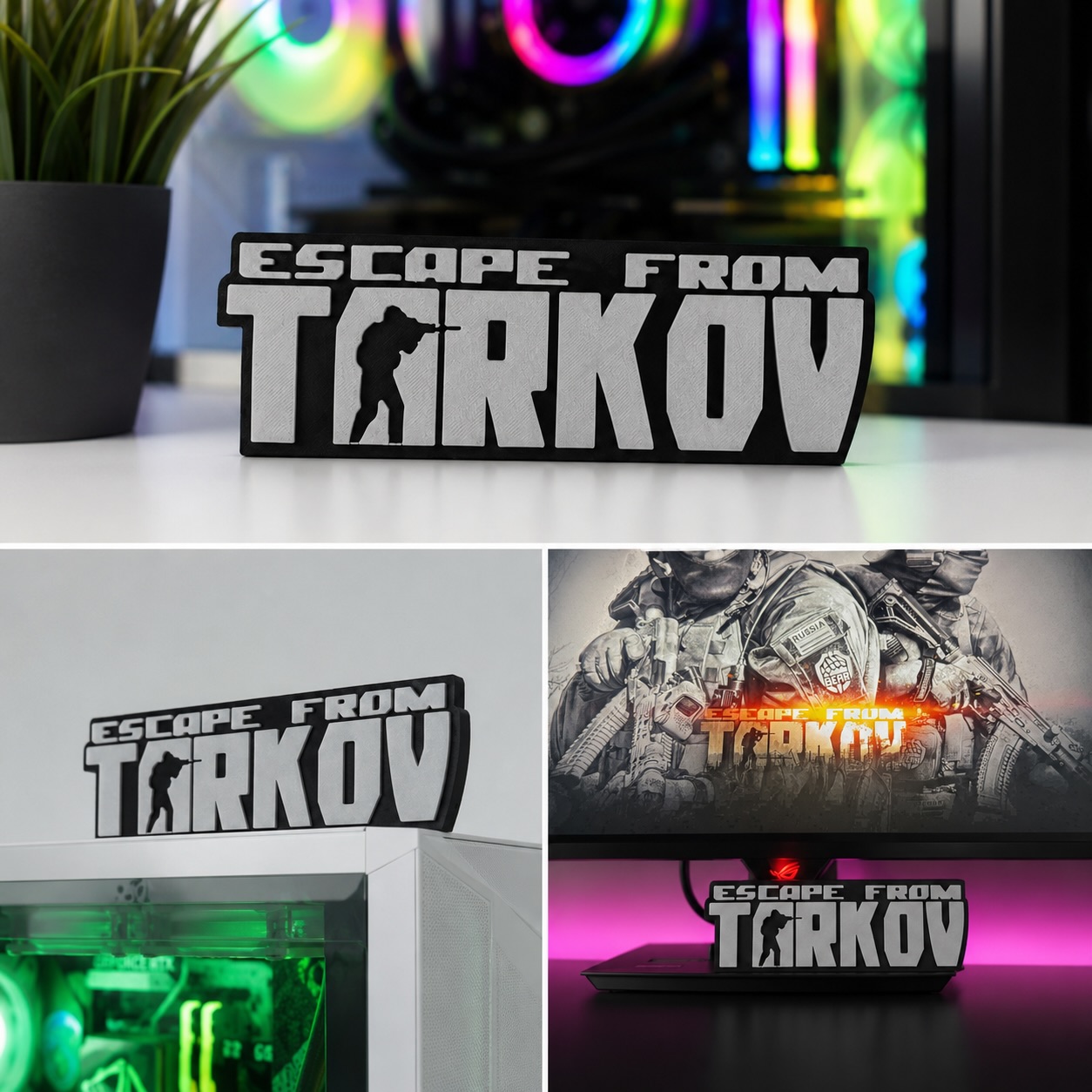 Gaming desk sign